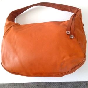 Michael Khors brown leather bag